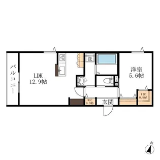 C’est la vie 大森【3階】の間取り