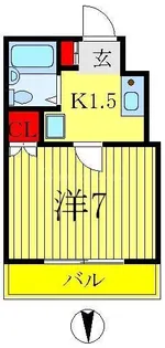 ハイクレストエビハラ【2階】の間取り