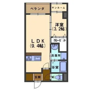 エダーゴパレスI(EDAGO PALACEI)【2階】の間取り