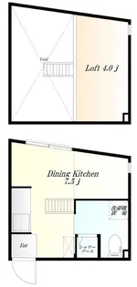 クマBASE オートロック【2階】の間取り