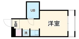 能見台マンション【3階】の間取り