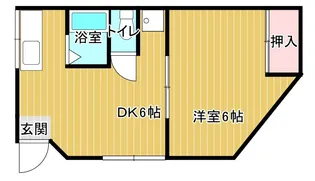 野本ハイツ【1階】の間取り