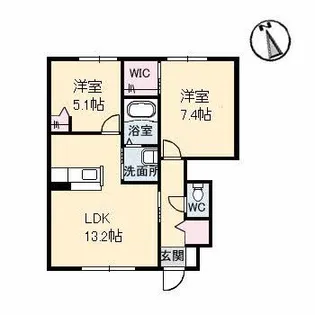 セイフティパストラル【1階】の間取り