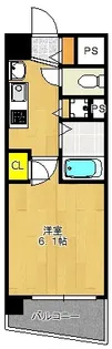 プレサンス天満ステーションフロント【8階】の間取り