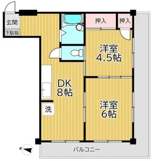 パラストすみだ【3階】の間取り