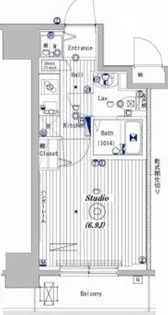 ガーラ・グランディ北池袋【8階】の間取り