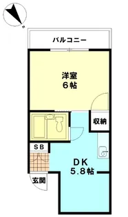 サニーテラス成増【2階】の間取り