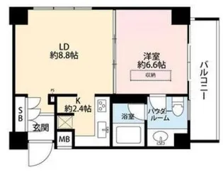ソシオミュゼ・イズ飛鳥山【4階】の間取り