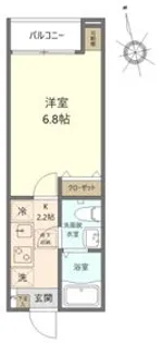 エクセラン仲六郷【2階】の間取り