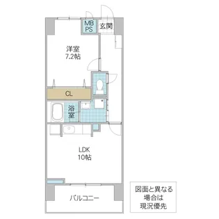アーデントハウス元吉田【2階】の間取り