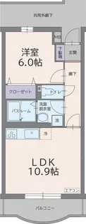 フィールドコートクレア【4階】の間取り