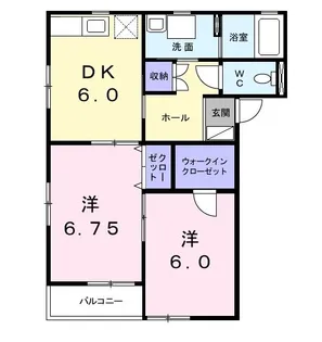 ParF【2階】の間取り