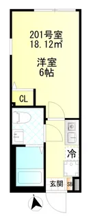 スターリング府中【2階】の間取り