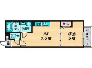 ALEGRIA鴻池新田【3階】の間取り