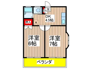 大栄豪ハイツNO3【3階】の間取り