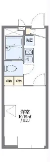 レオパレスグレース柳【2階】の間取り