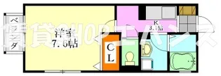 クレベール【2階】の間取り
