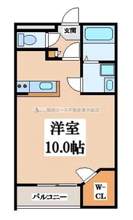 レオパレス島之内【1階】の間取り