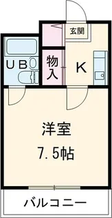 グローリア成城【2階】の間取り