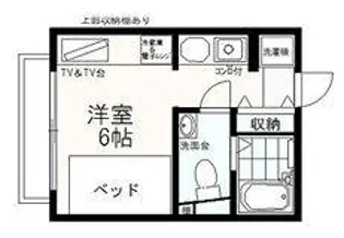 学生会館KMビル(食事つき)【2階】の間取り