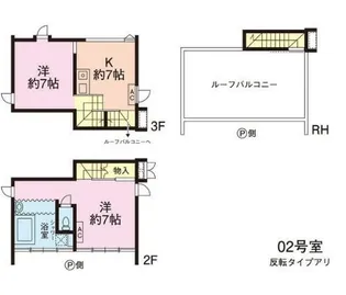 サーフビレッジKAIの間取り