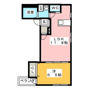 PLOT DAITO【3階】の間取り