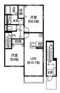 グランドハイム エクレール III【2階】の間取り
