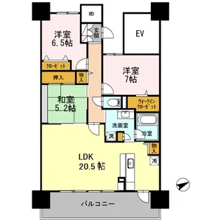 プレミスト金沢駅西口I【11階】の間取り