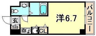 デルファーレ西宮【5階】の間取り