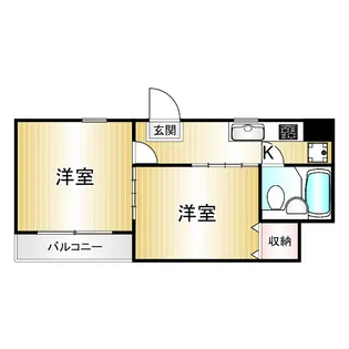 ルーブル幡ヶ谷【1階】の間取り
