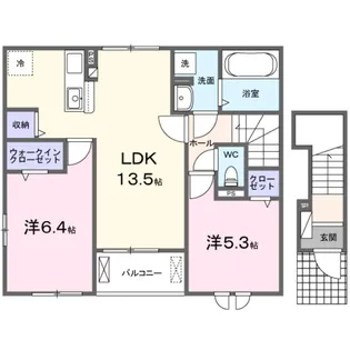 SKY【2階】の間取り