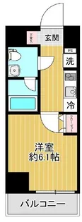SHOKEN Residence横浜戸部II【9階】の間取り
