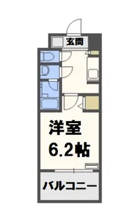 スプランディッド難波II【2階】の間取り