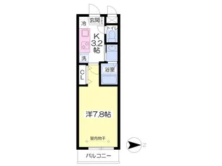 七福メゾン【2階】の間取り
