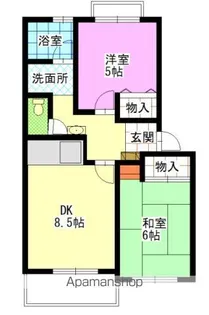 ティコーポA【1階】の間取り