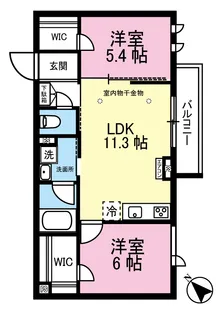 グランヒル港北【1階】の間取り