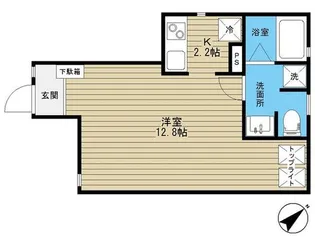 目白クイーンズコート【1階】の間取り