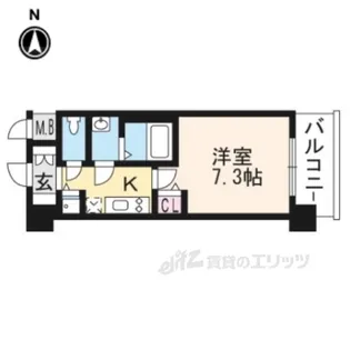 アスヴェル京都壬生EAST【2階】の間取り