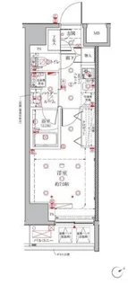 クレイシアアイズ三田【9階】の間取り
