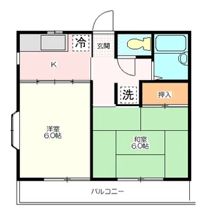 羽折公園ハウス【2階】の間取り
