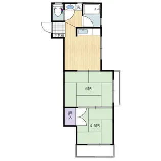 CUBIC 1【2階】の間取り