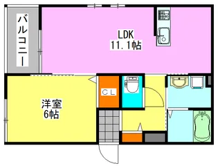 メログラーノ【2階】の間取り