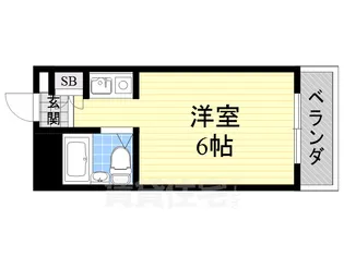 メゾンビブール【3階】の間取り