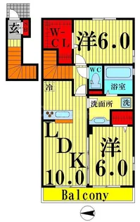 レユシール イコウ【2階】の間取り