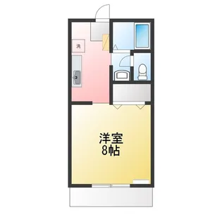 サンビレッジSAKAE【1階】の間取り