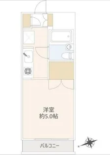 ペガサスマンション生田【1階】の間取り