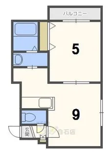 LE・ESTIII【4階】の間取り