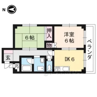 山治ハイツ【3階】の間取り