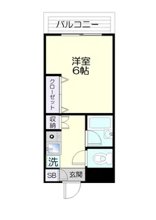 ハイツハーモニー【2階】の間取り