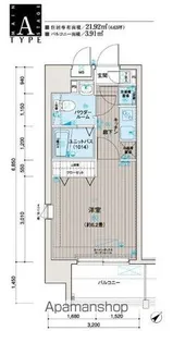 メインステージ蒲田III【6階】の間取り